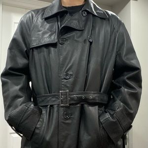 Danier Genuine Leather Trench Coat